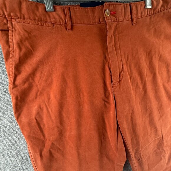 NWT Cremieux Soho Peach Orange 40x30 Pants Chino Twill Comfort Stretch Men - Picture 2 of 14